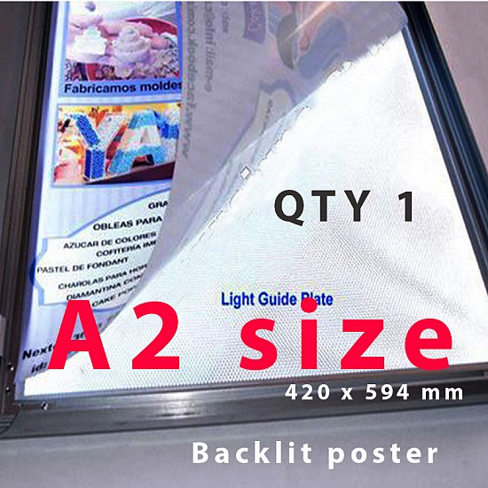 BACKLIT FILM POSTERS A2 (420 x 594 mm - 11.7 x 16.5 x 23.4 inches) 